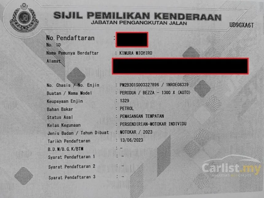 2023 Perodua Bezza X Sedan