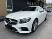 Recon 2018 Mercedes Benz E200 AMG 2.0 Turbocharge Full Spec Free 5 Years Warranty - Cars for sale