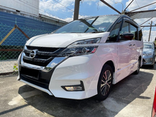 YEAR MADE 2019 Nissan Serena 2.0 S-Hybrid High-Way Star MPV , 34K KM SERVICE RECORD UNDER WARRANTY , FREE SERVICE BY NISSAN