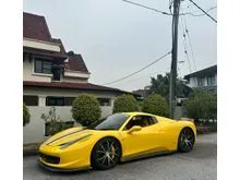LOCAL CBU UNIT IMPORT BARU AND FULL SERVICE RECORD WITH NAZA AND ITAL AUTO 2012 Ferrari 458 4.5 Spider Convertible