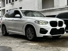 2021 BMW X3 2.0 xDrive30i M Sport SUV 41K Miles Full Service Apply CarPlay Paddle Shift Powered Rear Sun Shade Contactless PowerBoot Auto Parking