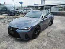 2021 LEXUS IS300 2.0 F-SPORT MODE BLACK (FULL SPEC) 30K KM GRADE 5A - UNREG $ OFFER $ HURRY $