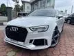 Recon 2020 Audi RS3 Sportback COME WITH GRADE 5A CARS,LOW ORIGINAL 9K MILEAGE ONLY,RS DESIGN PACKAGE,BANG+OLUFSEN SOUND,FREE WARRANTY, BIG OFFER NOW
