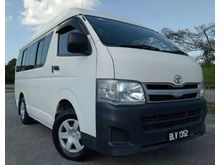 2013 Toyota Hiace 2.7 (M) WINDOW VAN FULL SERVICE RECORD