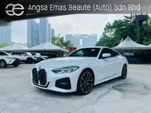 2021 BMW 420i 2.0 M Sport Coupe G22 Unregister Black Interior Sunroof 19inch Wheels 360 Camera Power Boot Grade 5A 15,xxx KM Local KL AP