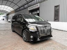 2016 Toyota Alphard 2.5 G SA MPV-UNREG-P/BOOT-PRE-CRASH
