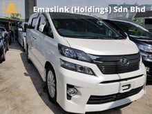 2013 Toyota Vellfire 2.4 Z 8 Seaters Unregistered GST INCLUSIVE PRICE