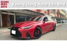 2023 Lexus IS 300 2.0 F Sport Mode Black 3 Sedan (A) REG NOV 2024, JAPAN SPEC, 1 CAREFUL OWNER, L/MIL - 27K KM, 360 CAMERA, FREE 2 YEARS CAR WARRANTY