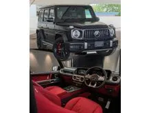 5AA Matte Black Red Leather G-Manufaktur 2023 Mercedes-Benz AMG G63 4.0 SUV