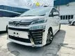 Recon 2018 Toyota Vellfire 2.5 Z G ZG Edition MPV / PILOTS SEAT/ LAST UNIT