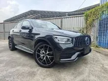 2020 Mercedes GLC43 Coupe AMG 3.0 4MATIC Grade 4.5 Sun Roof 4Cam360View Multi Beam Radar LKA BSM HUD Burmester Black Leather Power Boot JP Unregister