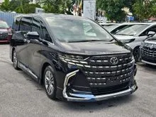 OFFER UNREG 2025 Toyota Alphard 2.5 Z Modelista MPV BLACK FULL SPEC WITH ORIGINAL MODELISTA BODYKIT/ HUD/ ROOF MONITOR/ FREE 6 YEAR WARRANTY