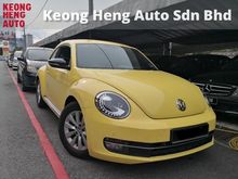 TRUE YEAR MADE 2014 Volkswagen Beetle 1.2 TSI Turbo Coupe ((( FREE 2 YEARS WARRANTY ))) Full Service Wearnes Auto Malaysia