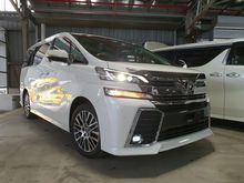 2016 Toyota Vellfire 3.5 ZAG Sunroof Alpine Raya No GST NoSST