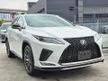 Recon 2020 Lexus RX300T FSport 3LED 4CAM BSM HUD Rear ELECTRIC SEATS JPN UNREG