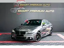 BMW 520i 2.0 M Sport F10 New Facelift Local Sport+ /Original M-Sport /Digital Meter /M-Sport Rims /OriginalPaint /LowMileage 79k++ KM/ Accident Free