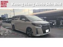 2018 Toyota Alphard 2.5 G S C Package MPV (A) REG MAY 2020, 1 CAREFUL OWNER, GRADE 4.5C, L/MIL - 68K KM, SUNROOF, FREE 2 YEARS CAR WARRANTY, 18 S/RIMS