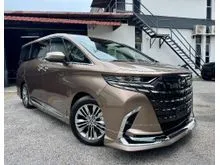 2024 Toyota Alphard 2.5 Z DIM BSM HUD SUNROOF SIDE STEP AUTO PARKING MODELISTA BODYKITS GRADE 6A 15KM MILEAGE LIKE NEW JAPAN UNREG