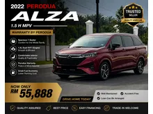 2022 Perodua Alza 1.5 H MPV Perodua Warranty Easy Loan