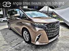 2025 Toyota Alphard 2.5 Z GOLD BRONZE JBL Sound System Sliding Door Side-Step Ready Stock Price Negotiable
