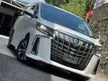 Recon UNREGISTER 2020 TOYOTA ALPHARD 2.5 SC PILOT LEATHER SEAT, POWER BOOT, POWER DOOR, SUNROOF, PRE