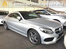 2017 Mercedes-Benz C200 AMG Premium Coupe 2.0 Turbo Panoramic Roof Burmester 3D Surround Keyless Go Memory Bucket Seat Paddle Shift Power Boot Unreg