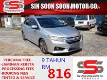 2015 Honda City 1.5 V PREMIUM FULL Spec FREE MOTORSIKAL BARU+CASHBACK 1K+BELI PANDU DULU6 BULAN PERTAMA TAK PAYAH BAYAR,BLACKLIST BOLE LOAN