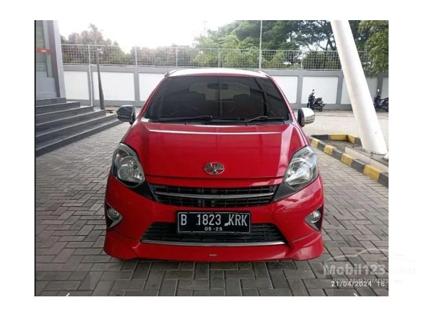 Jual Mobil Toyota Agya 2015 TRD Sportivo 1.0 di DKI Jakarta Automatic Hatchback Merah Rp 95.000.000