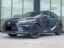 2024 UNREGISTER Lexus RX 500h 2.4 F Sport Performance 4WD Panoramic Sunroof Mark Levinson (Incoming) Open for booking