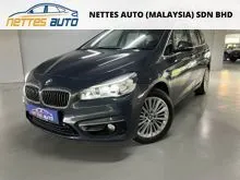 2016 BMW 220i 2.0 Gran Tourer MPV / 7 Seater / Power Boots / Keyless Entry / 1 Owner / Loan Kedai / Credit Loan