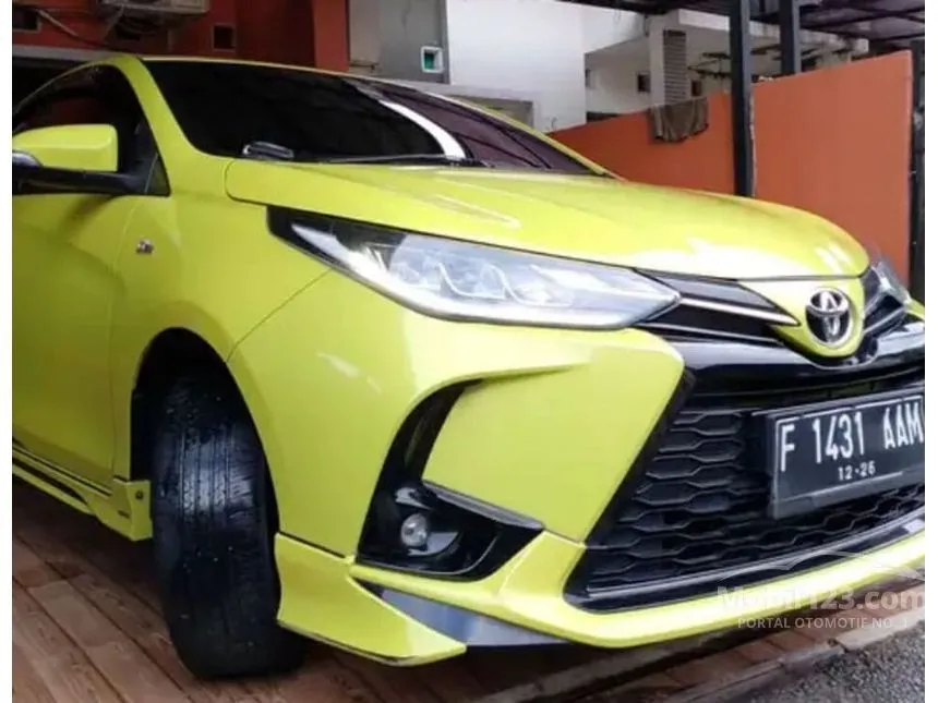 Jual Mobil Toyota Yaris 2021 S GR Sport 1.5 di DKI Jakarta Automatic Hatchback Kuning Rp 218.000.000