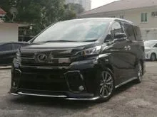 Toyota Vellfire 2.5 ZA Golden Eyes 2017 ALPINE SUNROOF
