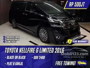 2016 Toyota Vellfire 2.5 G MPV