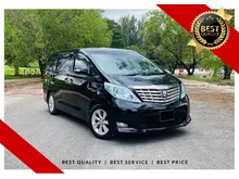 TOYOTA ALPHARD 3.5 PILOT SEAT FULL LTHR P.BOOT 18SPEAKERS H.TEATER 1WRTY