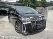 Recon 2021 Toyota Alphard 2.5 SC Package MPV 3BA SUNROOF/3 EYE LED HEADLIGHT/PILOT SEATS/FULL LEATHER/PRE CRASH/LKA/2 POWER DOOR/POWER BOOT UNREGISTERED