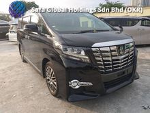 2017 Toyota Alphard 2.5 SC SUNROOF ALPINE FULL SET PLAYER TV FULL LEATHER PRE CRASH SYSTEM UNREG17