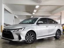 2025 Toyota Vios 1.5 G / TOYOTA SERVICE RECORD 14K KM / TOYOTA WARRANTY TILL 2030 / ORI PAINT / DIGITAL METER / 360 CAM / CONFIRM LIKE NEW CAR