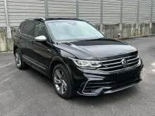 2022 Volkswagen Tiguan 2.0 Allspace R-Line 4MOTION , Low Mileage 33k KM , UNDER VOLKSWAGEN WARRANTY UNTIL APR 2027 , IQ-LIGHT , FULL DIGITAL METER