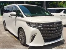 2023 Toyota Alphard 2.5 Z Sunroof,DIM,BSM,LDA,4Cam,Pre Crash,Advance Drive MPV Unreg Recon (A) 4.5/AGrade 29,000Km 8Year Warranty