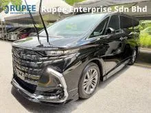 2025 Toyota Alphard 2.5 Z Free Gift Modelista MPV *182Km Only Like New *Car Grade 6A Apple Car Play+DIM+BSM (Ready Stock -Unregisted)  Must View