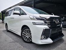 2015 Toyota Vellfire 2.5 Z G Edition MPV MODELLISTA NAPPA LEATHER