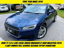 2016 Audi TT 2.0 TFSI Coupe UNDER WARRANTLY UNTIL 2020 BY AUDI MALAYSIA LOCAL FULL SPEC FULL SERVICE RECORD