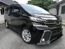 2015 Toyota Vellfire 2.5 ZA SUNROOF FULL ALPINE MONITOR