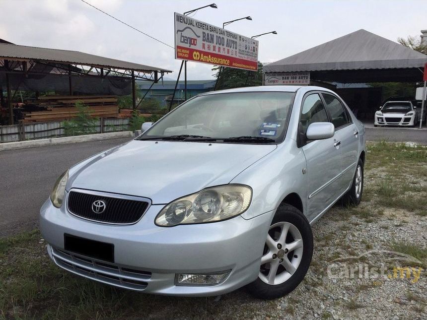 Toyota Corolla Altis 2002 G 1 8 In Kuala Lumpur Automatic Sedan Silver For Rm 21 500 3275297 Carlist My