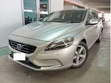 2015 Volvo V40 1.6 T4 Hatchback (A) 1 Careful Owner Original Mileage 7Xk Km Factory Leather Seats Electric Adjustable Seats Blind Spot Sensors Ser Rec