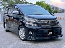 2012 Toyota Vellfire 2.4 Z G Edition MPV PILOT LEATHER SEAT SUNROOF POWER TAILGATE