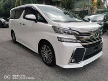 2016 Toyota Vellfire 2.5 ZG ED JBL, HOME THEATER LOADED CNY OFFER GRAB IT FASSTTT