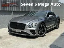 2021 Bentley Continental GT 4.0 V8 Coupe RECON UNREG TIP TOP CONDITION HIGH SPEC ORIGINAL LOW MILEAGE PRICE CAN NEGO TILL LET GO