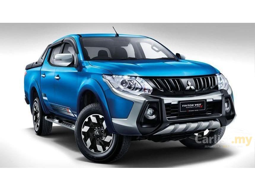 Mitsubishi Triton 2016 Vgt 2 4 In Penang Automatic Pickup Truck Blue 2016 Mitsubishi Triton Vgt Pickup Truck