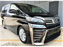 2018 Toyota Vellfire 2.5 Z LKA RADAR SUNROOF 2PDR 5 YEARS WARRANTY